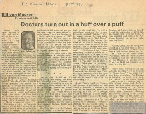 1977 09 27 Miami News Drs Turn Out in a Huff color