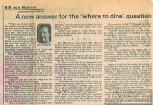1978 01 09 Miami News New Answer for the Where to Dine Question color