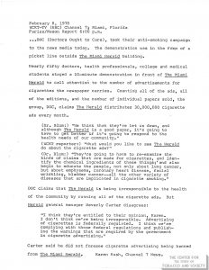 1978 02 08 WCKT TV Transcript DOC Housecall on Miami Herald