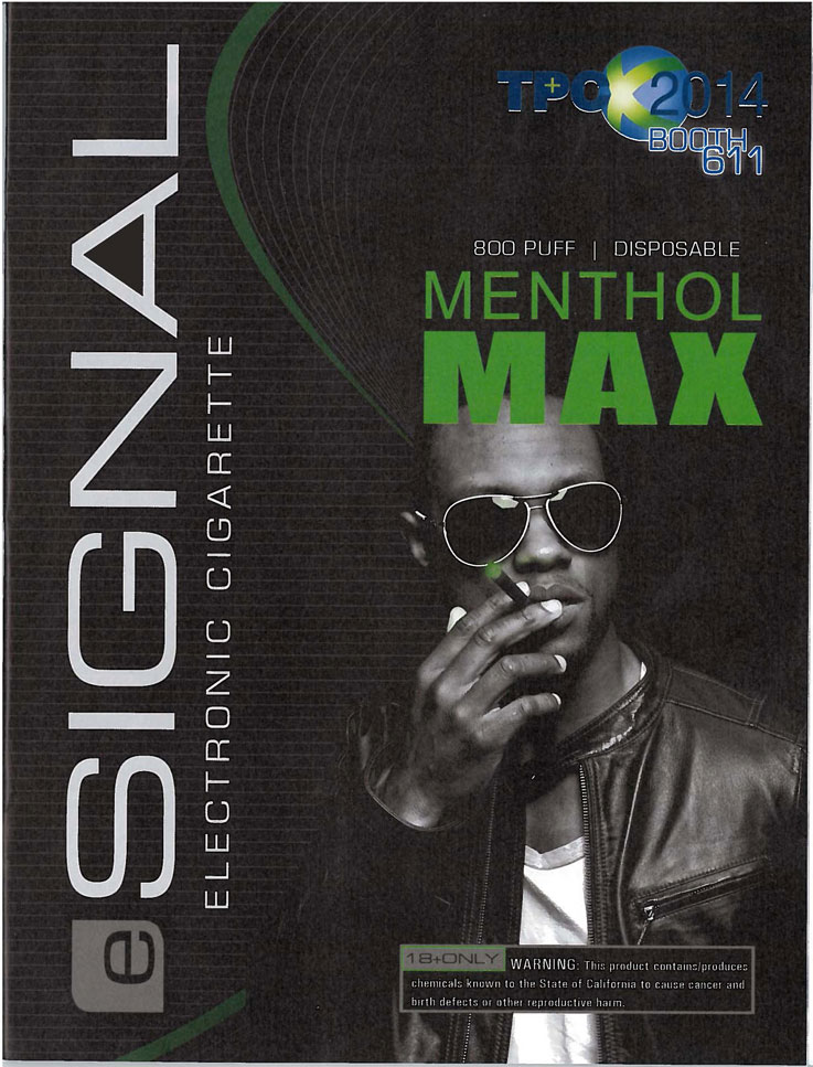 2014 eSignal E Cig Ad Menthol Max resized