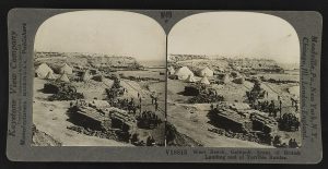 1915 West Beach Gallipoli. Scene of British landing and of terrible battles Library of Congress