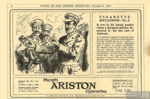 1917 10 03 Punch Muratti Ariston Ad Cig Situations No 2