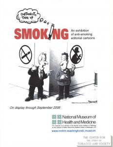 2006 09 Cartoonists Take Up Smoking National Musuem of Health and Medicine Flyer