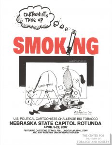 2007 Nebraska State Capitol Rotunda Cartoonists Take Up Smoking