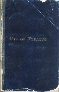 1868 Evils of Tobacco Front Cover
