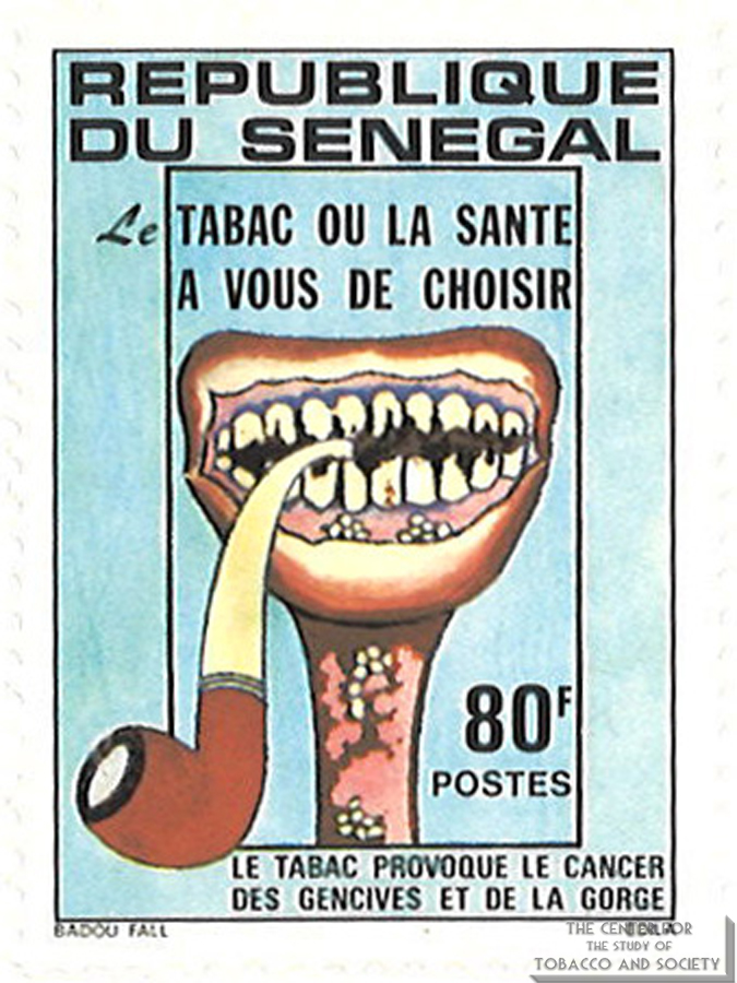 1981 Senegal Anti Smoking Stamp 2