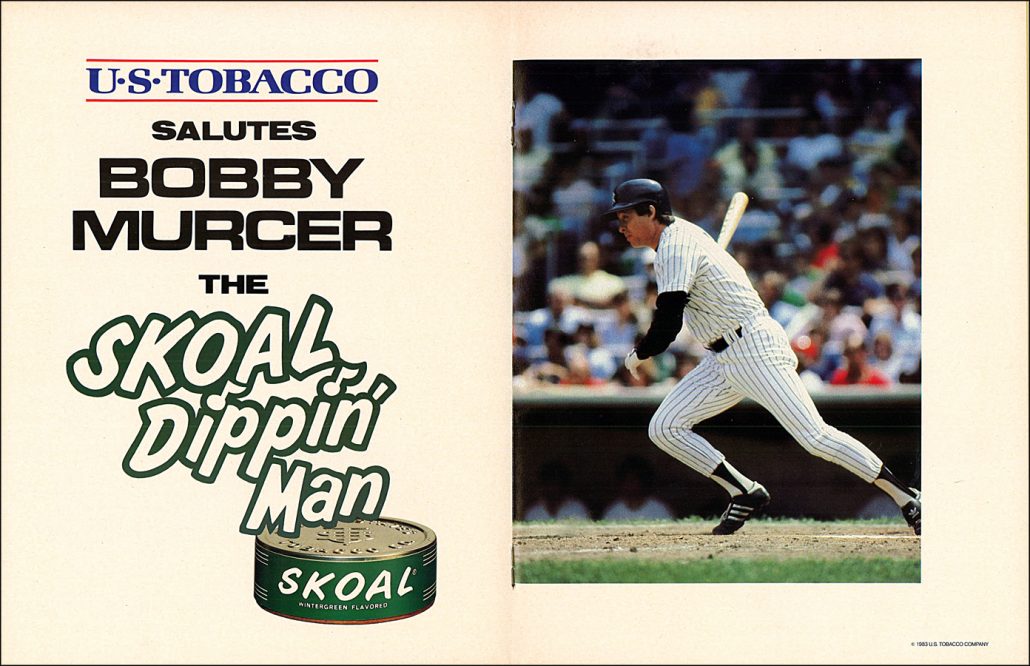 1983 US Tobacco salutes Bobby Murcer