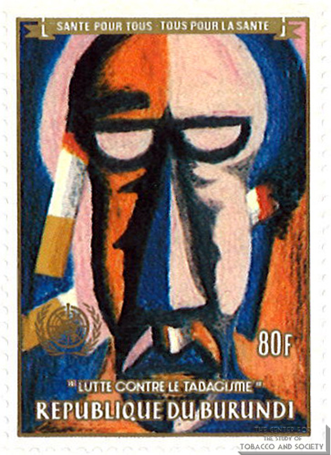 1987 Burundi Anti Smoking Stamp 2