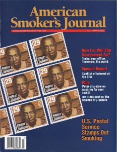 1994 - American Smokers Journal - The U.S. Postal Service Stamps Out Smoking