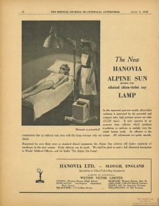 1948 - 04 - 03 - The Medical Journal Of Australia - Hanovia The New Hanovia Alpine Sun Model VIII Clinical Ultraviolet Ray Lamp