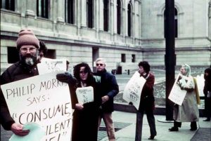 Doc Protest of a Museum exhibition sponsored by a tobacco company, 1983