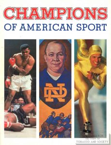 1981-1982 - Smithsonian Institution - The National Portrait Gallery - Exhibition Catalogue Champions of American Sport