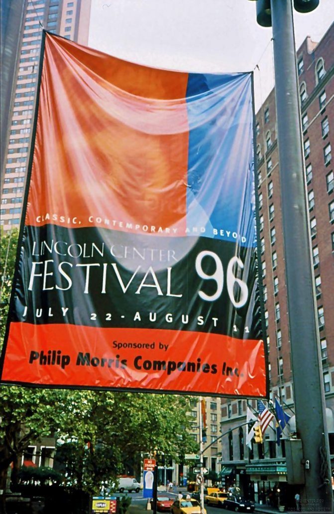 1996 - Philip Morris Companies - Lincoln Center Festival