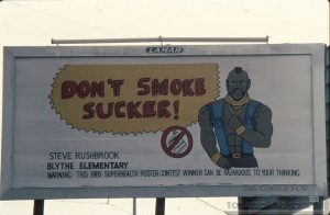 1985- DOC Billboard - Don't Smoke Sucker