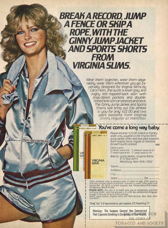 1979 - Virginia Slims - Cheryl Tiegs