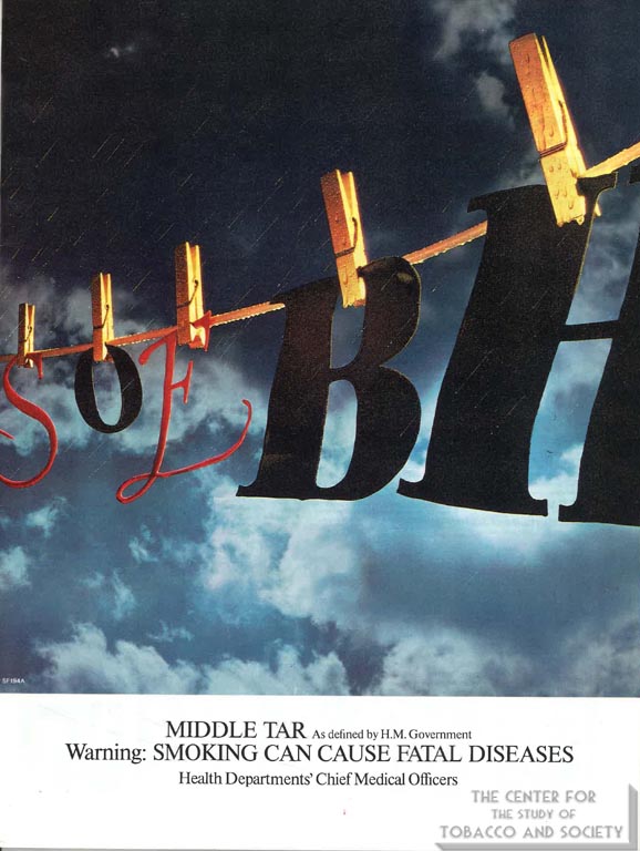 1989-06 i-D Magazine - Benson and Hedges - Clothes Line