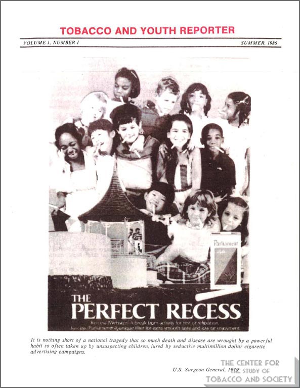 1986- Tobacco & Youth Reporter - Tobacco Advertising in the US