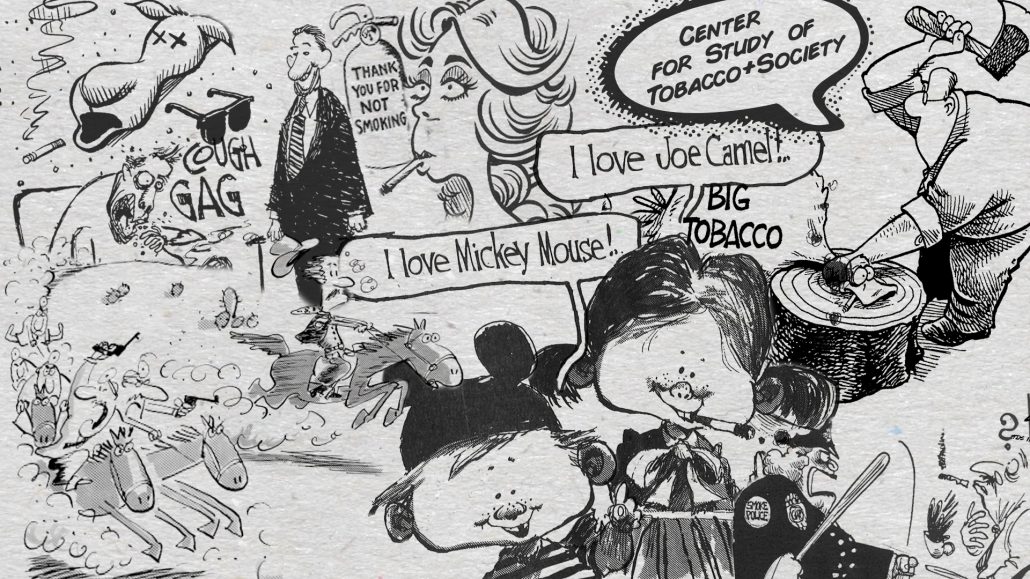 Cartoonists Take Up Smoking Collage